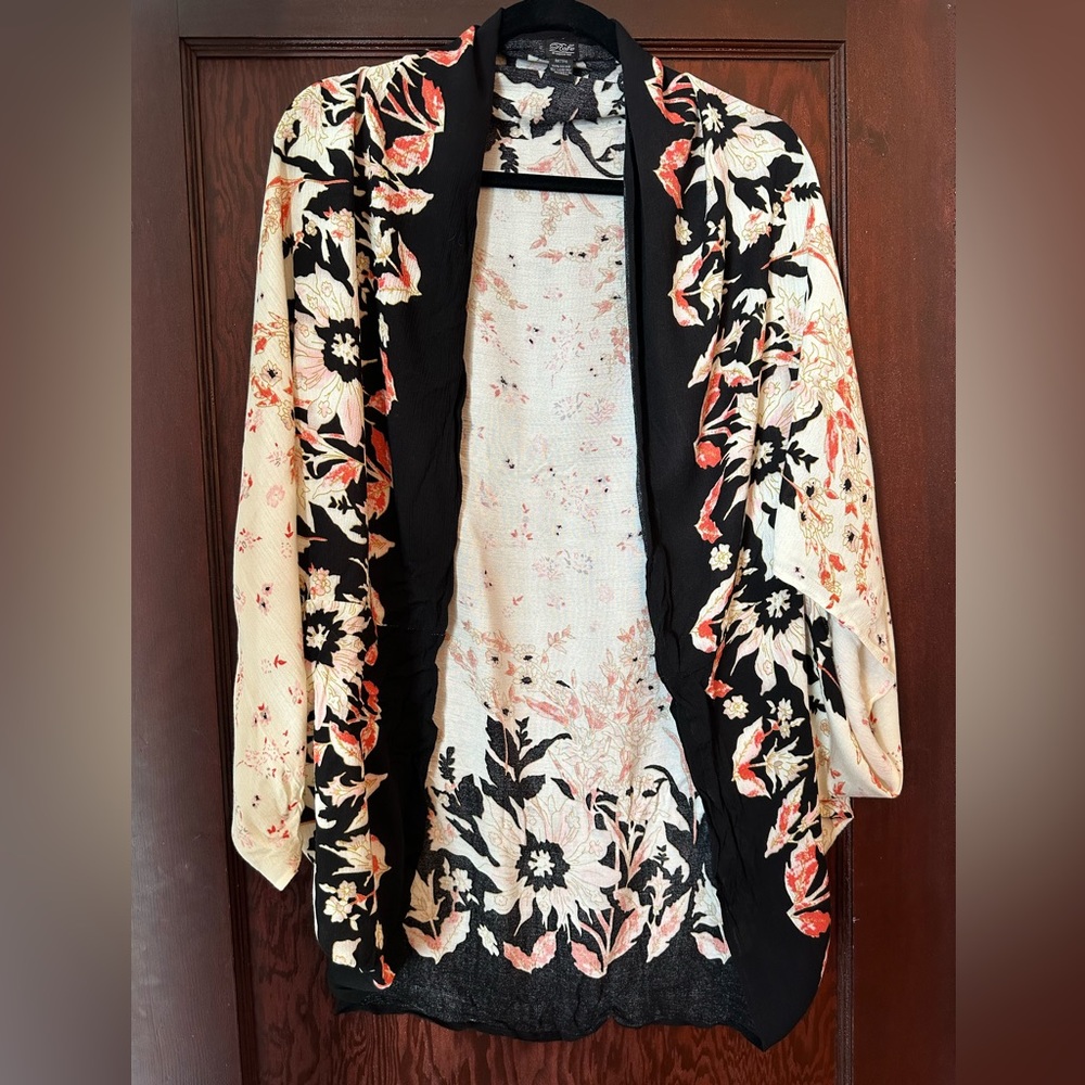 Anthropologie Kimono style shawl One size